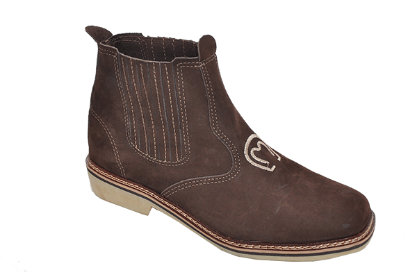 Botinas Godoy Machado MG Modelo Botina Bordada Latex Elastico Fechado Nobuck Cafe 003 Botinas Godoy Machado MG Modelo Botina Bordada Latex Elastico Fechado Nobuck Cafe 003